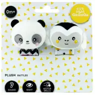 GaGaGu: Doppel-Rassel-Set - Affe und Panda
