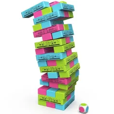 Gabis Puppenhaus: Buntes Turmbauspiel Jenga - Spin Master Bild 3