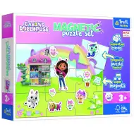 Gabys Puppenhaus magnetisches 9-teiliges Puzzleset mit Zubehör - Trefl