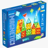 Geomag: Magnetic Tiles Gems magnetisches Baustein-Set, 16-teilig