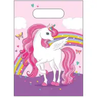 Geschenktasche mit Einhornmuster, 6er-Set