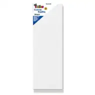 Gespannte weiße Leinwand 30x90cm