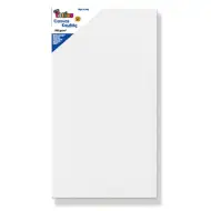 Gespannte weiße Leinwand 50x100cm
