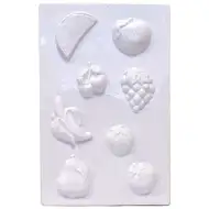 Gipsausgussform für Früchte