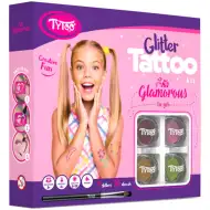Glamouröses Glitzertattoo-Set