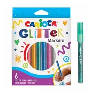 Glitzer-Filzstift 6er-Set - Carioca