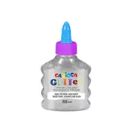 Glitzernder flüssiger Spark-Kleber in Silberfarbe 88ml - Carioca