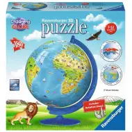 Globus-Puzzle mit den Tieren der Welt 180 Teile - Ravensburger