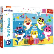 Glückliche Baby Shark Familie 24-teiliges Maxi-Puzzle - Trefl