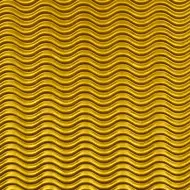 Goldene Dekoration 3D-Wellpappe B2 50x70cm 1 Stück