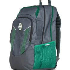 Großer grauer Schulrucksack mit Fradi-Wappen Bild 2