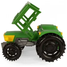 Grüner Traktor mit Anhänger 38cm - Wader Bild 2