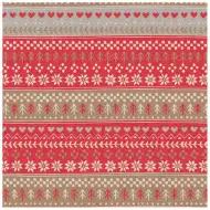 Grünes Geschenkpapier mit Weihnachtsmuster, 100x70 cm