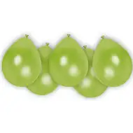 Grünes Latex-Luftballon-Set, 8 Stück