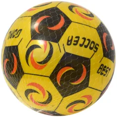 Gummiball mit Fußballmuster 23cm Bild 4