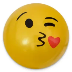 Gummiball mit Smiley-Muster in verschiedenen Varianten, 23 cm Bild 10