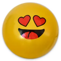 Gummiball mit Smiley-Muster in verschiedenen Varianten, 23 cm Bild 2