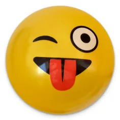 Gummiball mit Smiley-Muster in verschiedenen Varianten, 23 cm Bild 5