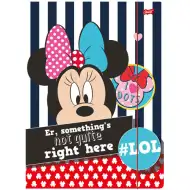 Gummimappe mit Minnie-Maus-Muster in A4-Größe