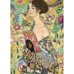 Gustav Klimt: Die Dame mit Fächer 1000-teilige Puzzle - Trefl Bild 2
