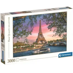 HQC Eiffelturm, Paris 3000-teiliges Puzzle - Clementoni