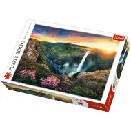 Haifoss Wasserfall, Island Puzzle 2000 Teile - Trefl