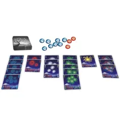 Hanabi Gesellschaftsspiel in Metalldose Bild 2