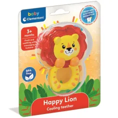 Happy Lion kühlender Beißring mit Löwenmotiv - Clementoni Baby