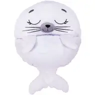 Happy Nappers: Weißer Robbenkissen-Schlafsack 137cm