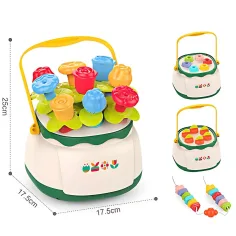 Happy World: Blumenkorb-Formensortierer-Fähigkeitenentwicklungs-Babyspielzeug Bild 2