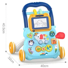 Happy World: Musikalischer Lernlaufwagen für Jungen mit Elefantenmotiv Bild 4
