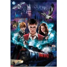 Harry Potter - Der Weg der Magie 1000-teilige Puzzle mit Poster - Clementoni Bild 2