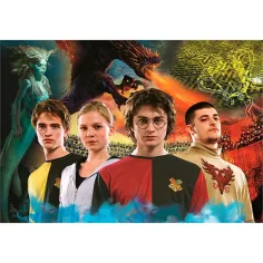 Harry Potter und die Teilnehmer des Trimagischen Turniers 1000-teiliges Puzzle - Clementoni Bild 2