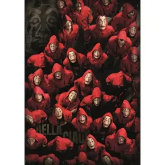 Haus des Geldes: Diebe oder Geiseln? Puzzle 1000 Teile - Clementoni Bild 2