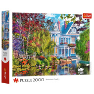 Häuschen am See – Premium-Qualität, 2000-teiliges Puzzle – Trefl
