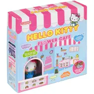 Hello Kitty Flower Café Figur mit beklebbarem Haus - Comansi
