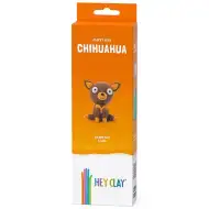 Hey Clay: Flauschige Chihuahua-Hundefigur Knetset