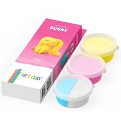 Hey Clay: Flauschiges Hasenfigur-Knetset Bild 2
