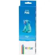 Hey Clay: Flauschiges Mops-Hundeknetset