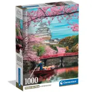 Himeji-Schloss im Frühling 1000-teiliges HQC Puzzle - Clementoni