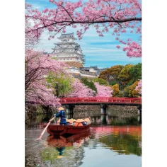 Himeji-Schloss im Frühling 1000-teiliges HQC Puzzle - Clementoni Bild 2