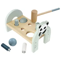Holz-Panda-Hammer-Spiel - Eichhorn Bild 2