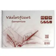 Holzfreies Spiral-Skizzenbuch B/4 32 Blatt, 120g