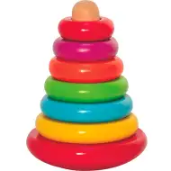 Holzringpyramide 8-teilig