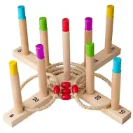 Holzringwurfspiel