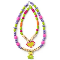 Holzschmuck-Set mit Buchstaben - Woodyland Bild 2