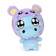 Hoody Kin Academy: Nilpferd-Plüschtier mit Kapuze, 30 cm