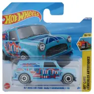Hot Wheels: 67 Austin Mini Van blaues Spielzeugauto 1/64 - Mattel