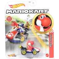 Hot Wheels - Mariokart: Roter Yoshi Spielzeugauto 1/64 - Mattel