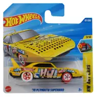 Hot Wheels: 1970 Plymouth Superbird gelbes Spielzeugauto 1/64 - Mattel